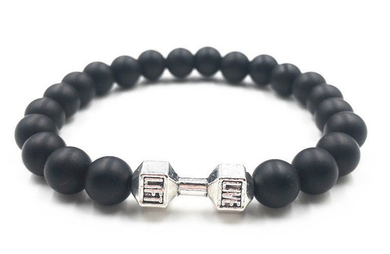 Natural Stone Beaded Bracelet | Volcanic Rock & Frosted Stone | 11 Styles | Unisex
