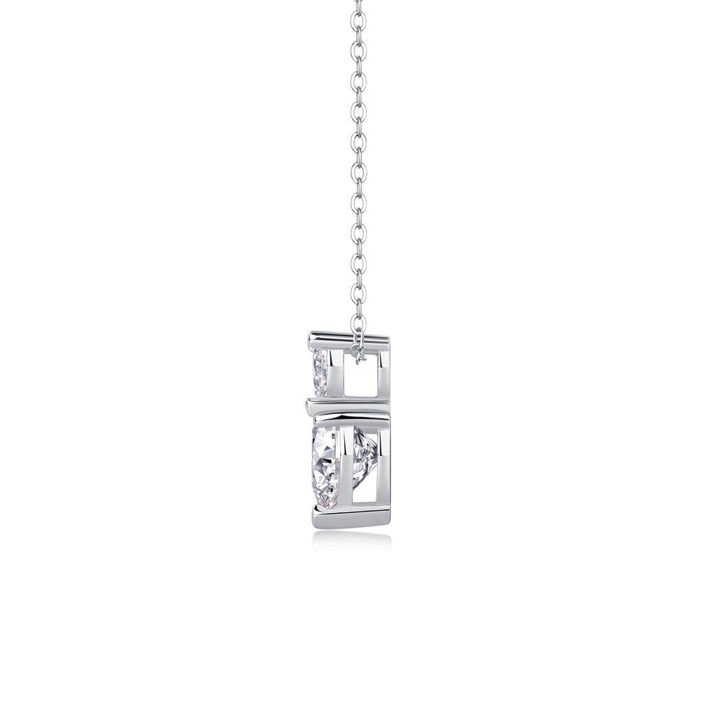 The Beloved Of The Heart - A Fashionable And Luxurious Diamond Jewelry Pendant Set
