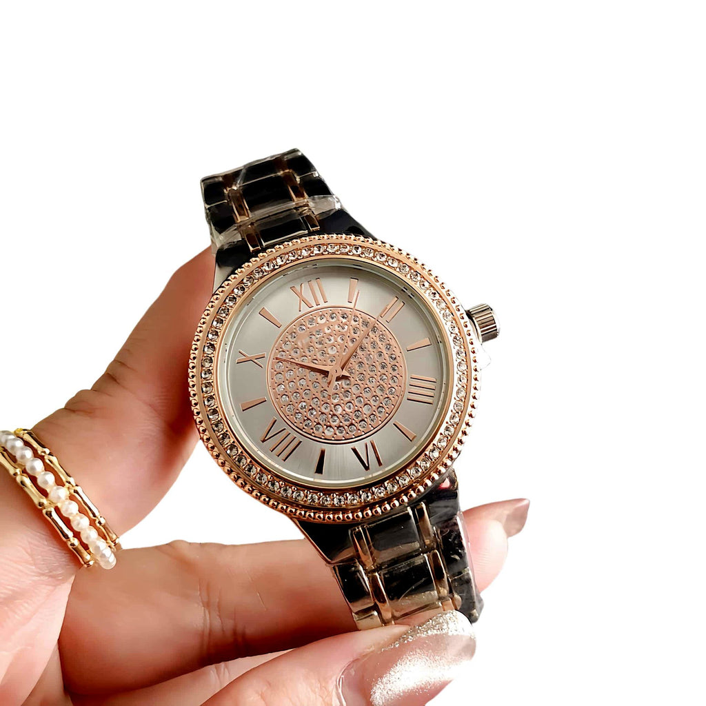 Women's Large-Dial Fashion Watch | Niche Art Piece | 5 Colors | Silver Gold Rose Gold