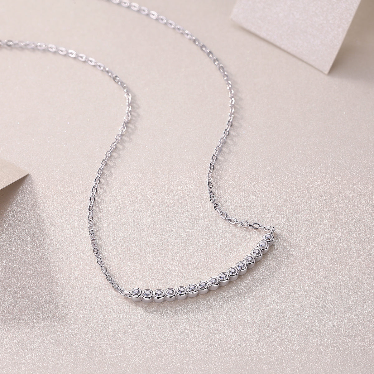Floating World -Luxurious Diamond Jewelry Pendant Set