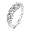 925 Silver European And American Simple Five-star Light Ring