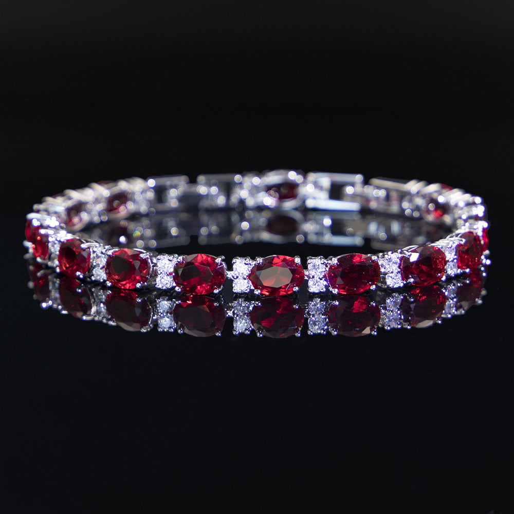 Summer Crystal Colored Zircon Bracelet | 21 Styles | Seasonal Sparkle