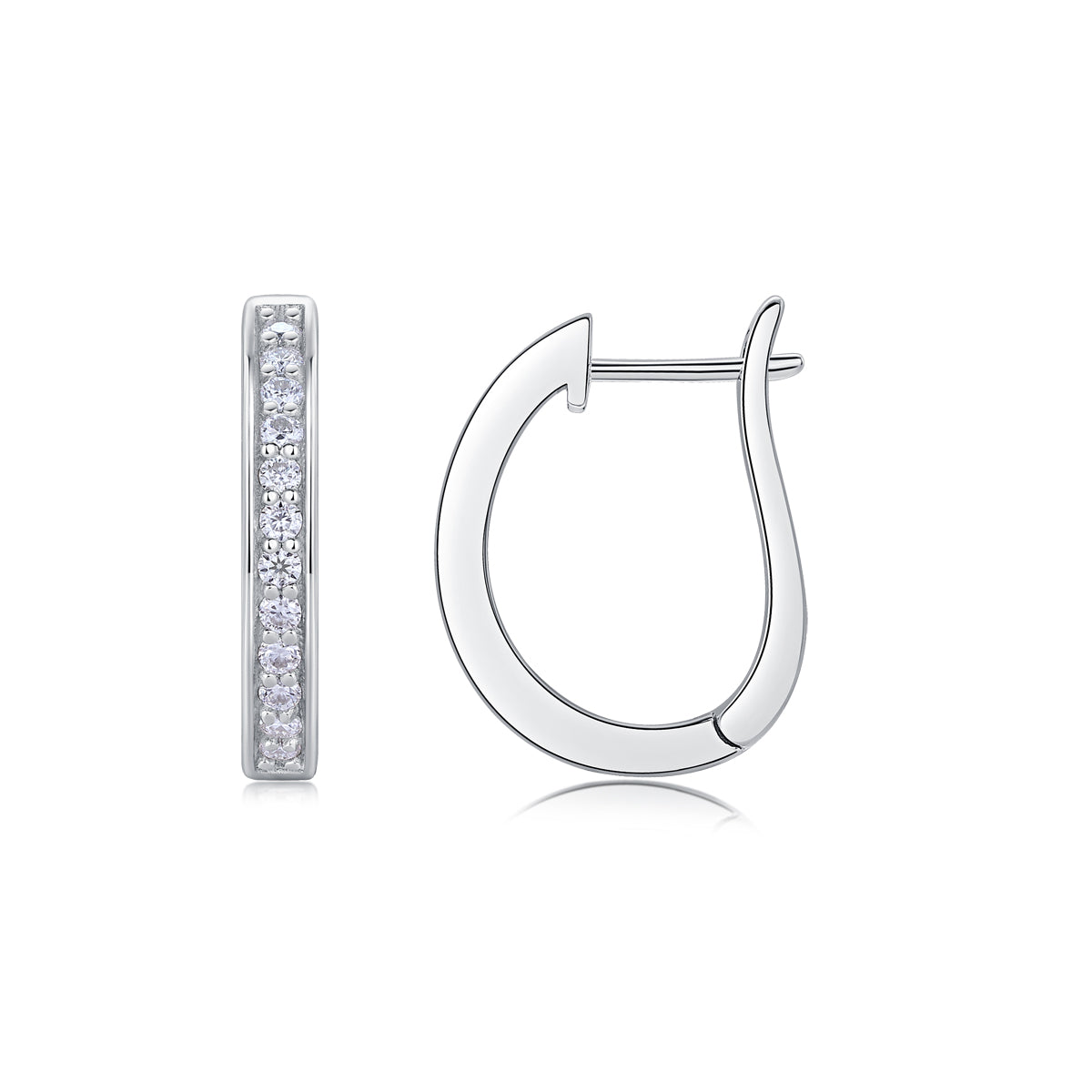 Morning Dew - Fashionable And Luxurious Diamond Jewelry Stud Earrings