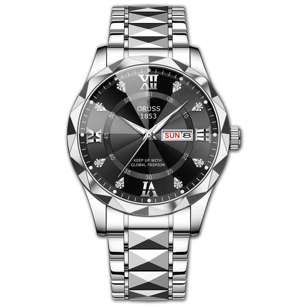 Men's Dual-Calendar Sporty Quartz Watch | 12 Styles | Gold & Silver | Everyday Statement Watch