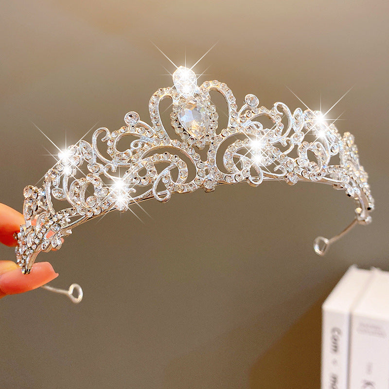 Multicolor Pearl Crown Headband | Rhinestone & Pearl | 15 Styles | Korean Handmade | Bridal & Party
