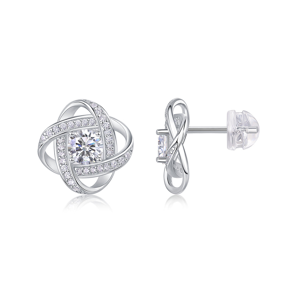 Hope Beam -  Luxurious Diamond Stud Earrings