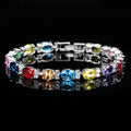 Summer Crystal Colored Zircon Bracelet | 21 Styles | Seasonal Sparkle