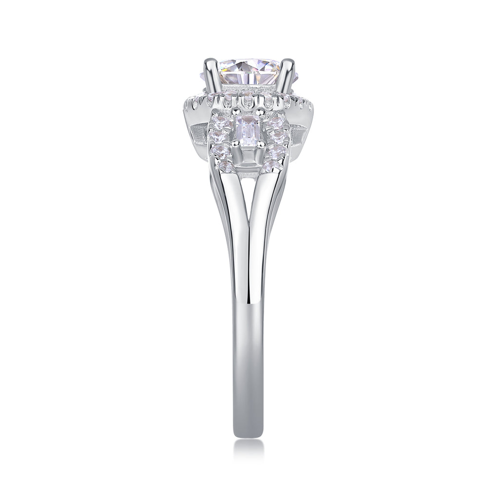 Luxury Fashion Large Diamond Wedding Ring