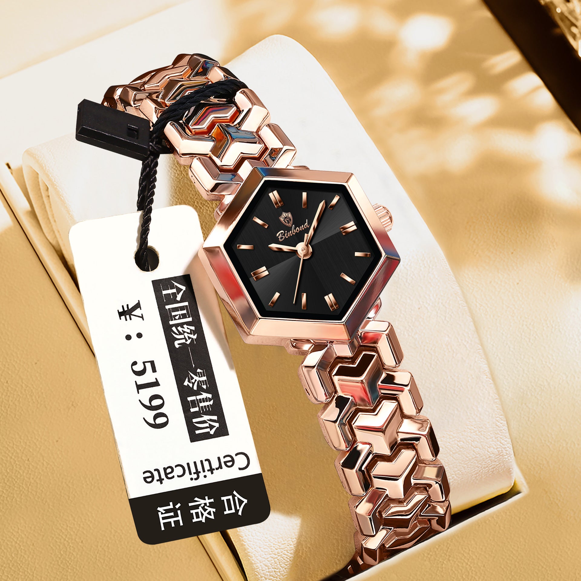 Women's Octagonal Quartz Watch | Waterproof | 9 Color Combinations