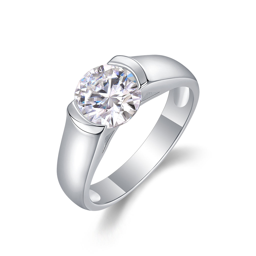 The Love Of Your Life - 2-Carat Moissanite Wedding Ring