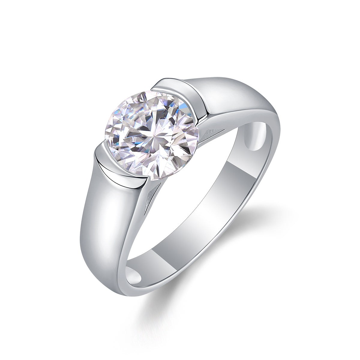 The Love Of Your Life - 2-Carat Moissanite Wedding Ring