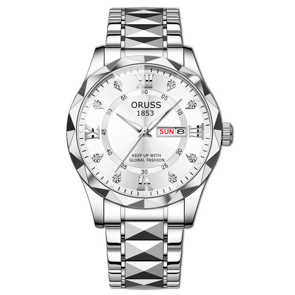 Men's Dual-Calendar Sporty Quartz Watch | 12 Styles | Gold & Silver | Everyday Statement Watch