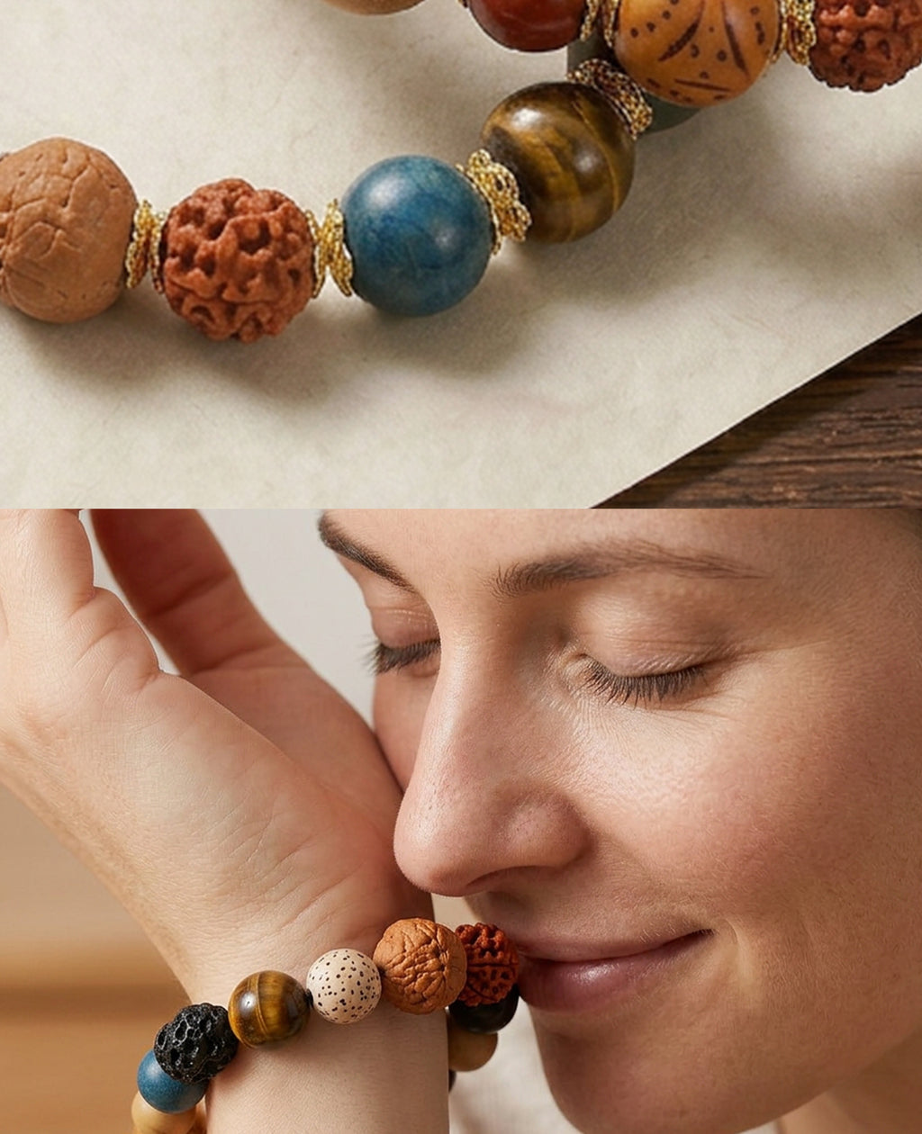 Traditional Chinese Medicine Five Elements Bracelet | Wu Xing | 4 Bead Sizes | Qi Balance