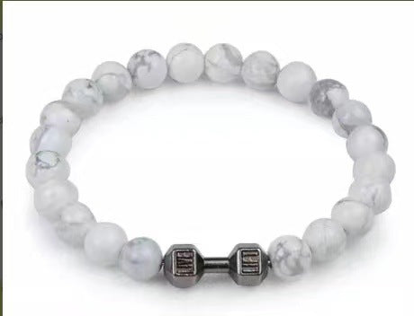 Natural Stone Beaded Bracelet | Volcanic Rock & Frosted Stone | 11 Styles | Unisex