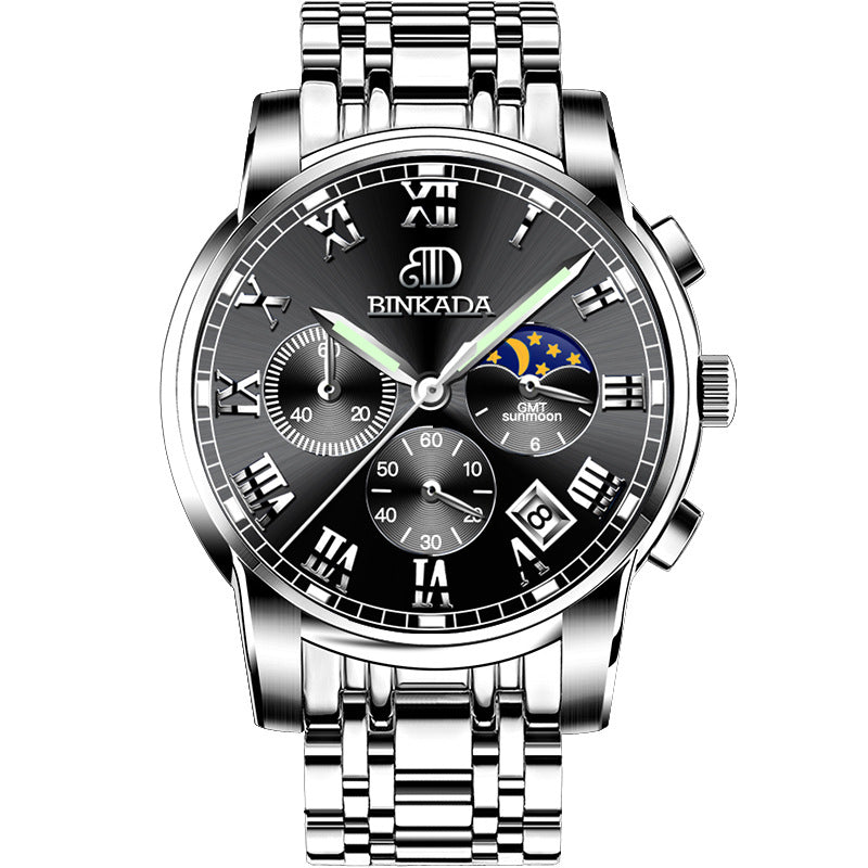 Men's Fashion Quartz Watch | Stainless Steel | Leather & Steel Belt | 8 Styles