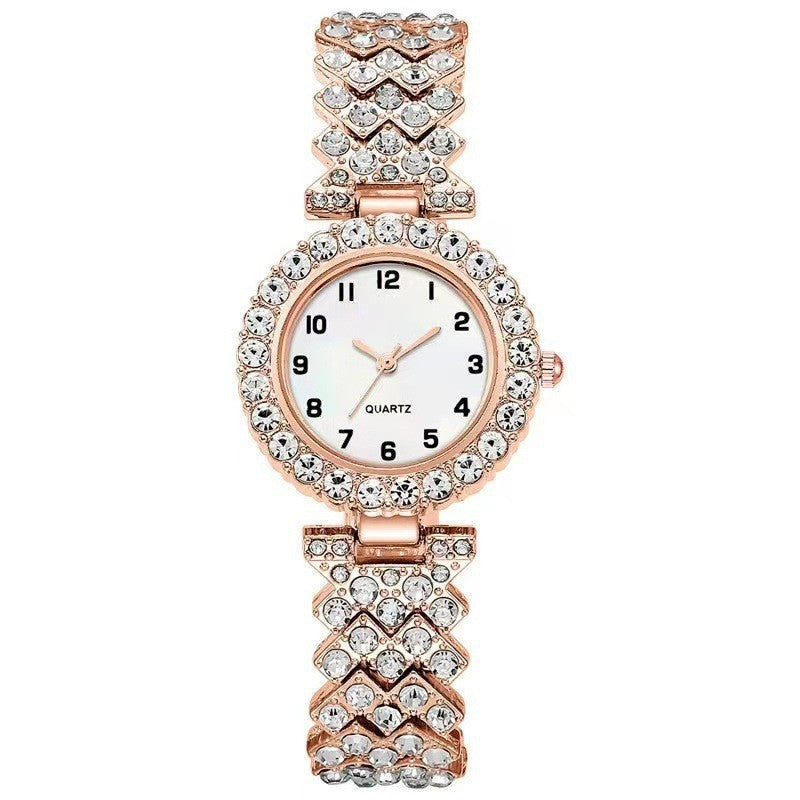 Women's Watch & Bracelet Gift Set | Gold, Silver & Rose Gold | 2-Piece