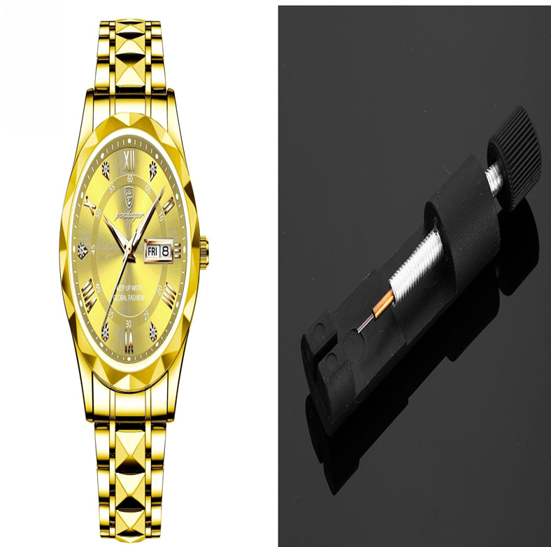 Men's Double Calendar Luminous Business Watch | Ultra-Slim 7mm | 9 Styles