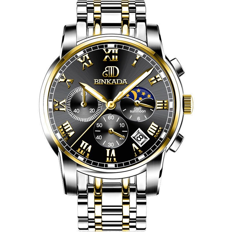 Men's Fashion Quartz Watch | Stainless Steel | Leather & Steel Belt | 8 Styles