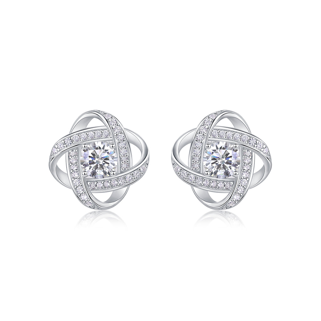 Hope Beam -  Luxurious Diamond Stud Earrings