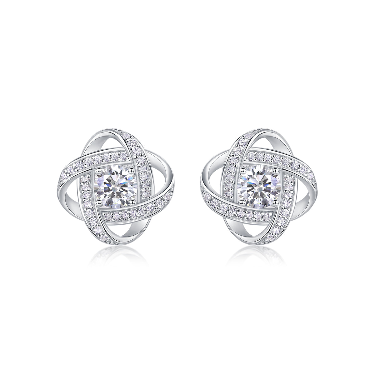 Hope Beam -  Luxurious Diamond Stud Earrings