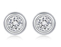 Moissanite Jewelry Set | 1ct Pendant & 0.5ct Studs | S925 Sterling Silver