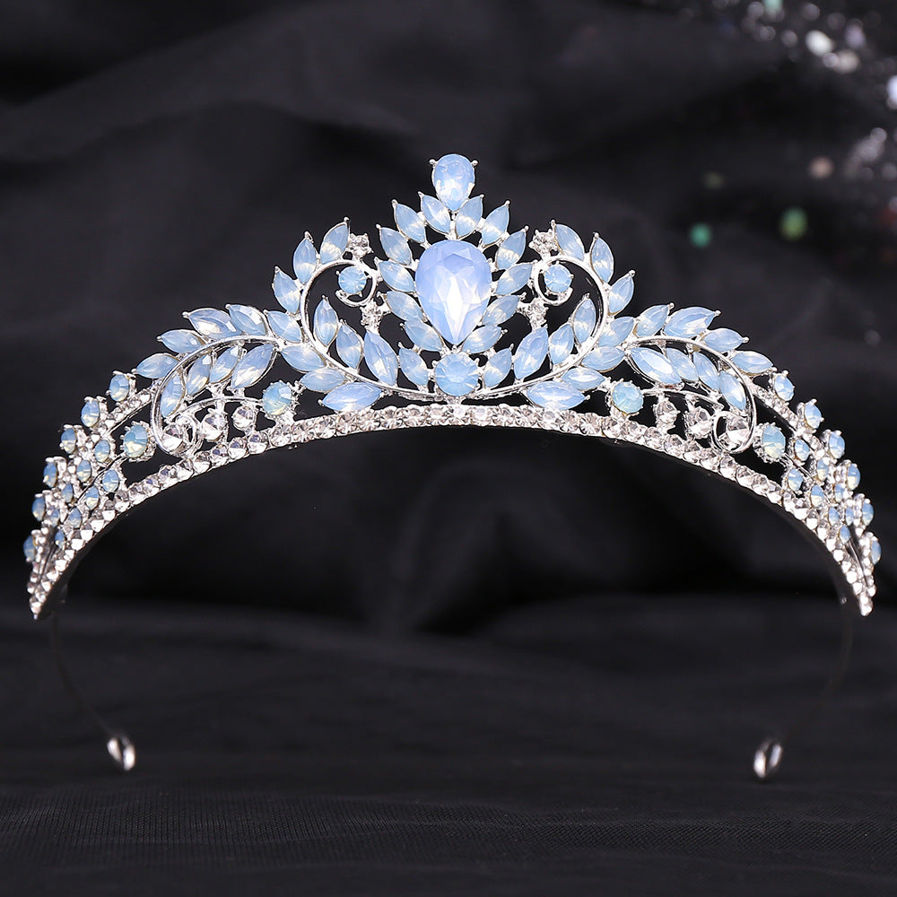 Crystal & Protein Stone Bridal Crown | Silver & KC Gold | Multiple Styles | Wedding Headdress