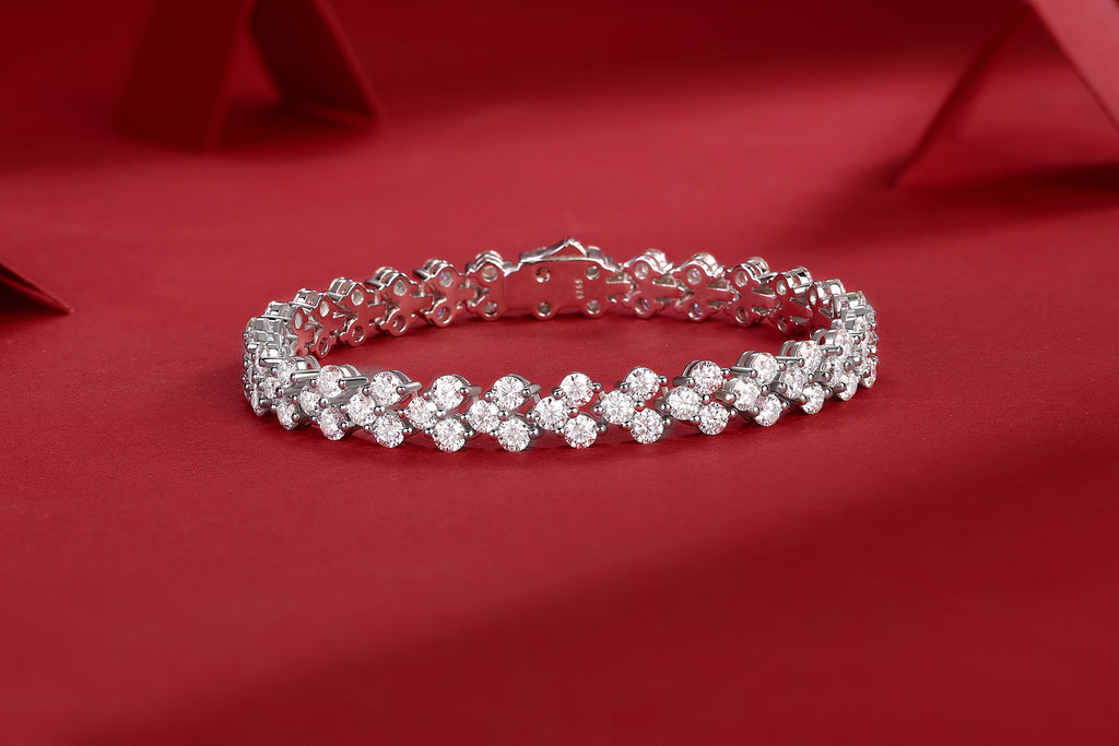 Kanong-Luxury Fashion Mossan Diamond Bracelet