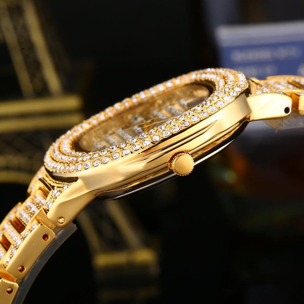Fashion Diamond Watch | 37mm | 5 Colors | Gold, Rose Gold, Platinum
