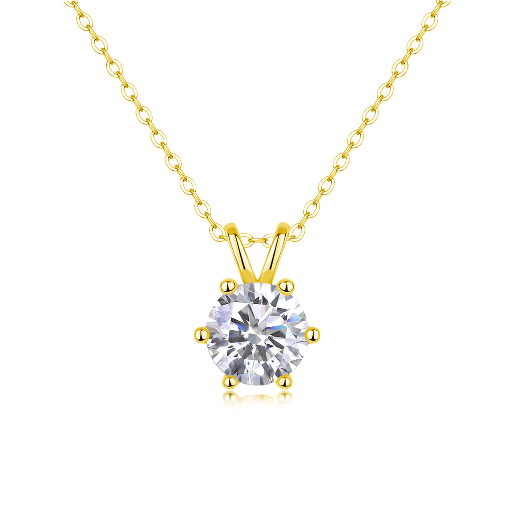 Romantic Mark - Luxurious Diamond Jewelry Pendant Set With 2-carat Moissanite