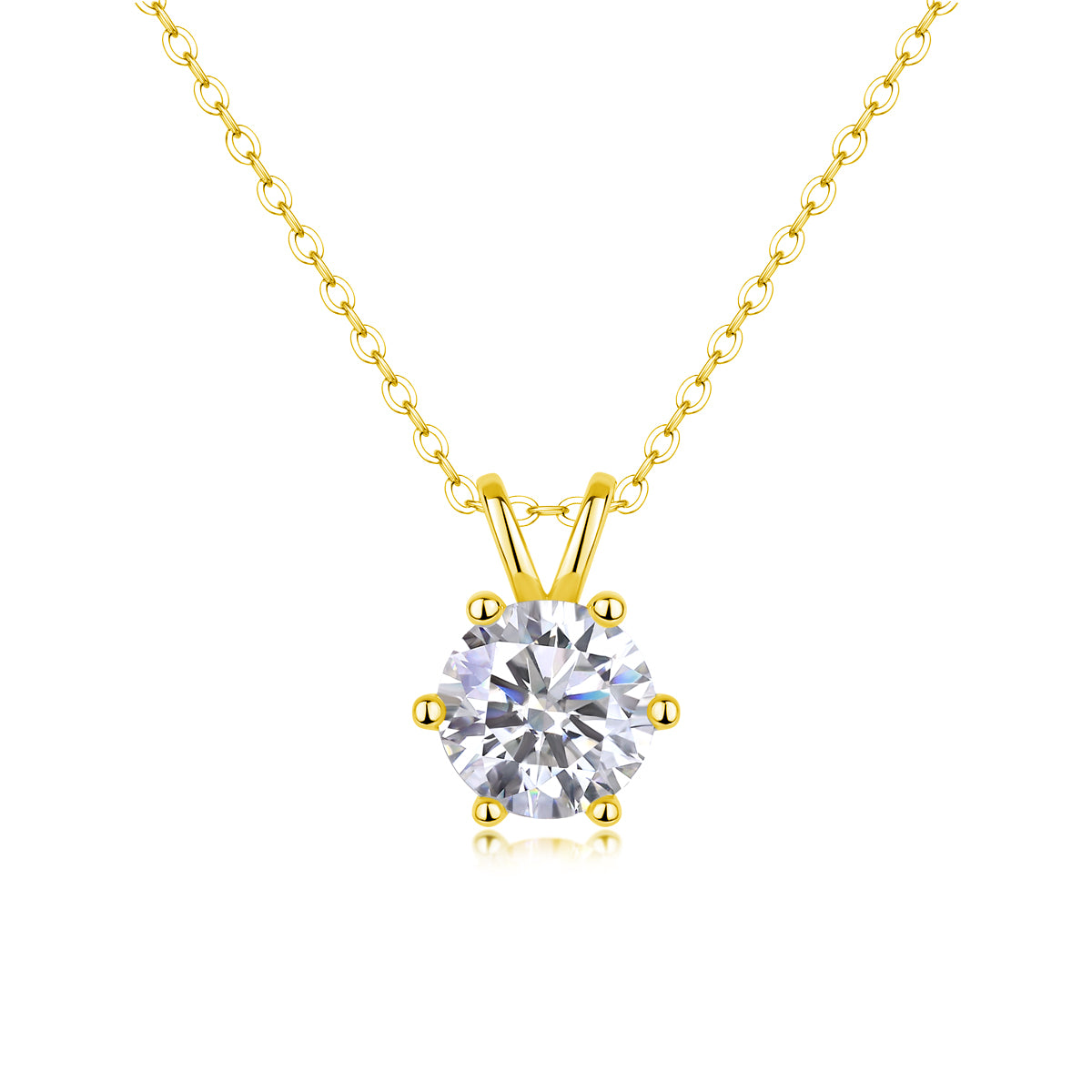 Romantic Mark - Luxurious Diamond Jewelry Pendant Set With 2-carat Moissanite