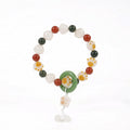 Five Elements Wu Xing Bracelet | TCM Feng Shui | Natural Stone | Wearable Qi Harmonizer