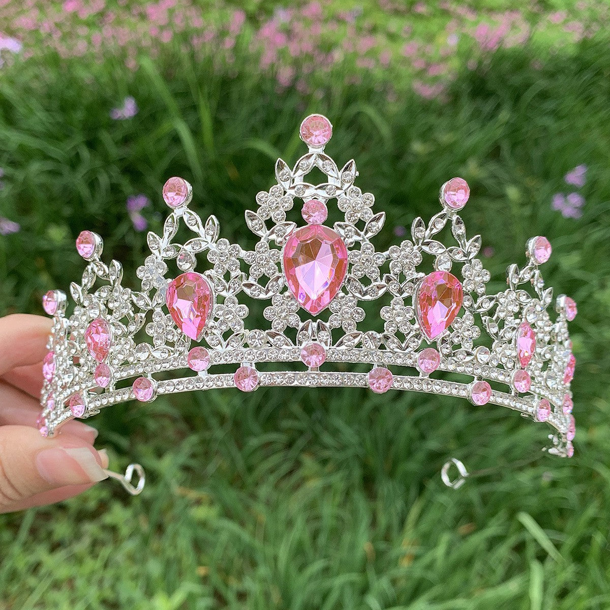 Wedding Crown Headdress | 18 Colors | Gold & Silver | Korean Style | Bridal & Occasion
