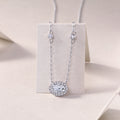 White Summer Night - A Fashionable And Luxurious Diamond Jewelry Pendant Set