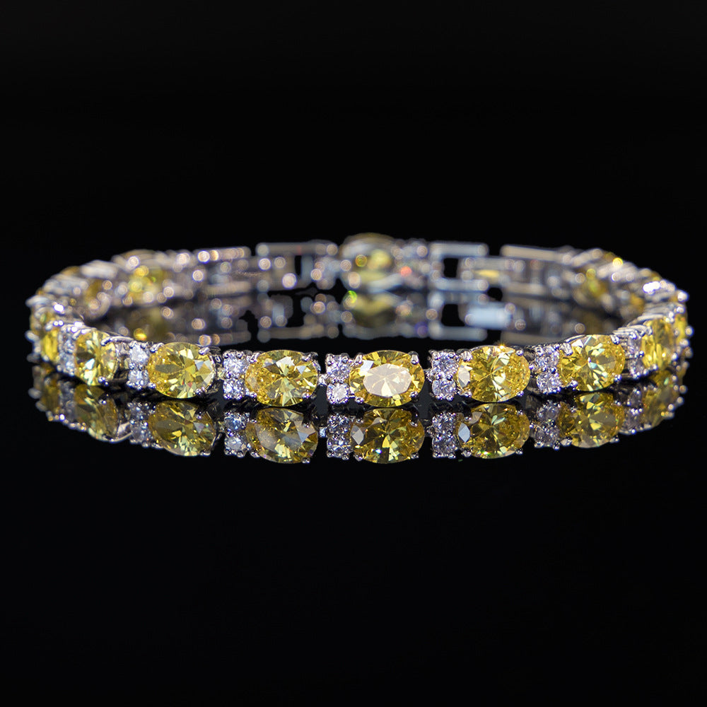 Summer Crystal Colored Zircon Bracelet | 21 Styles | Seasonal Sparkle