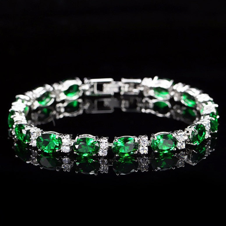 Summer Crystal Colored Zircon Bracelet | 21 Styles | Seasonal Sparkle