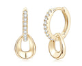 925 Sterling Silver Long Tassel Moissanite Earrings | Water Drop | Gold & Platinum | Light Luxury