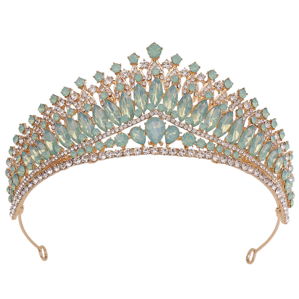 Crystal & Protein Stone Bridal Crown | Silver & KC Gold | Multiple Styles | Wedding Headdress