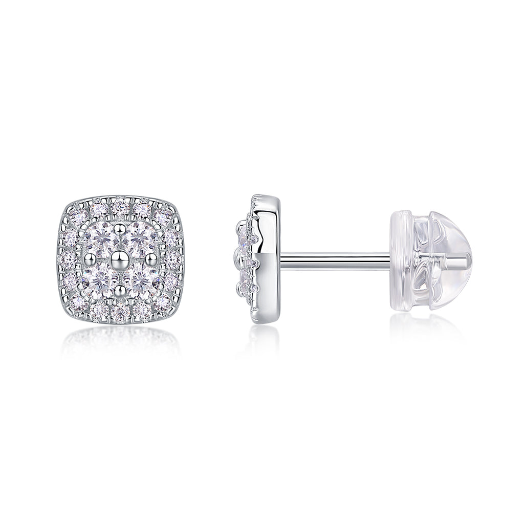 Fog Sea - Fashionable And Luxurious Diamond Jewelry Stud Earrings