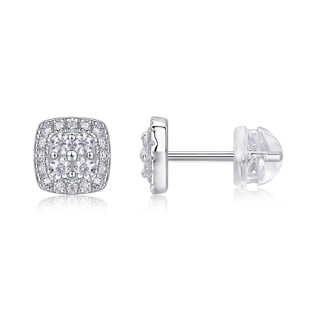Fog Sea - Fashionable And Luxurious Diamond Jewelry Stud Earrings
