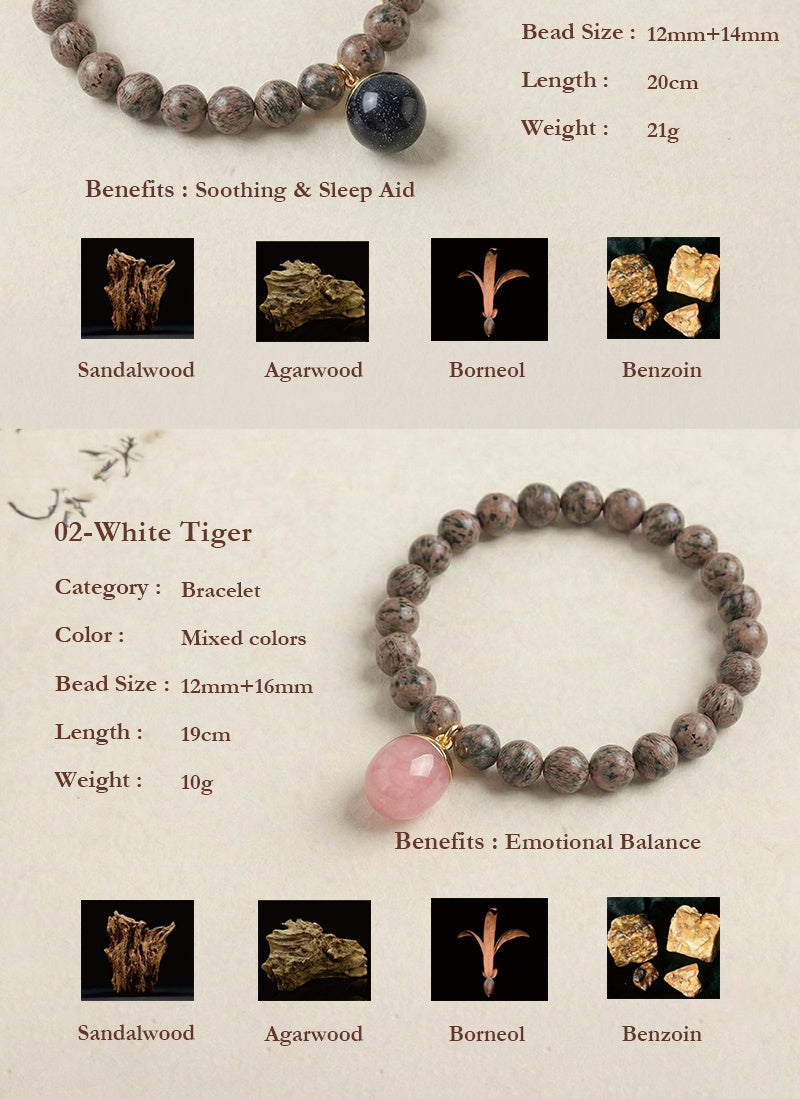 Traditional Chinese Medicine Five Elements Bracelet | Wu Xing | 2 Styles | 4 Bead Sizes