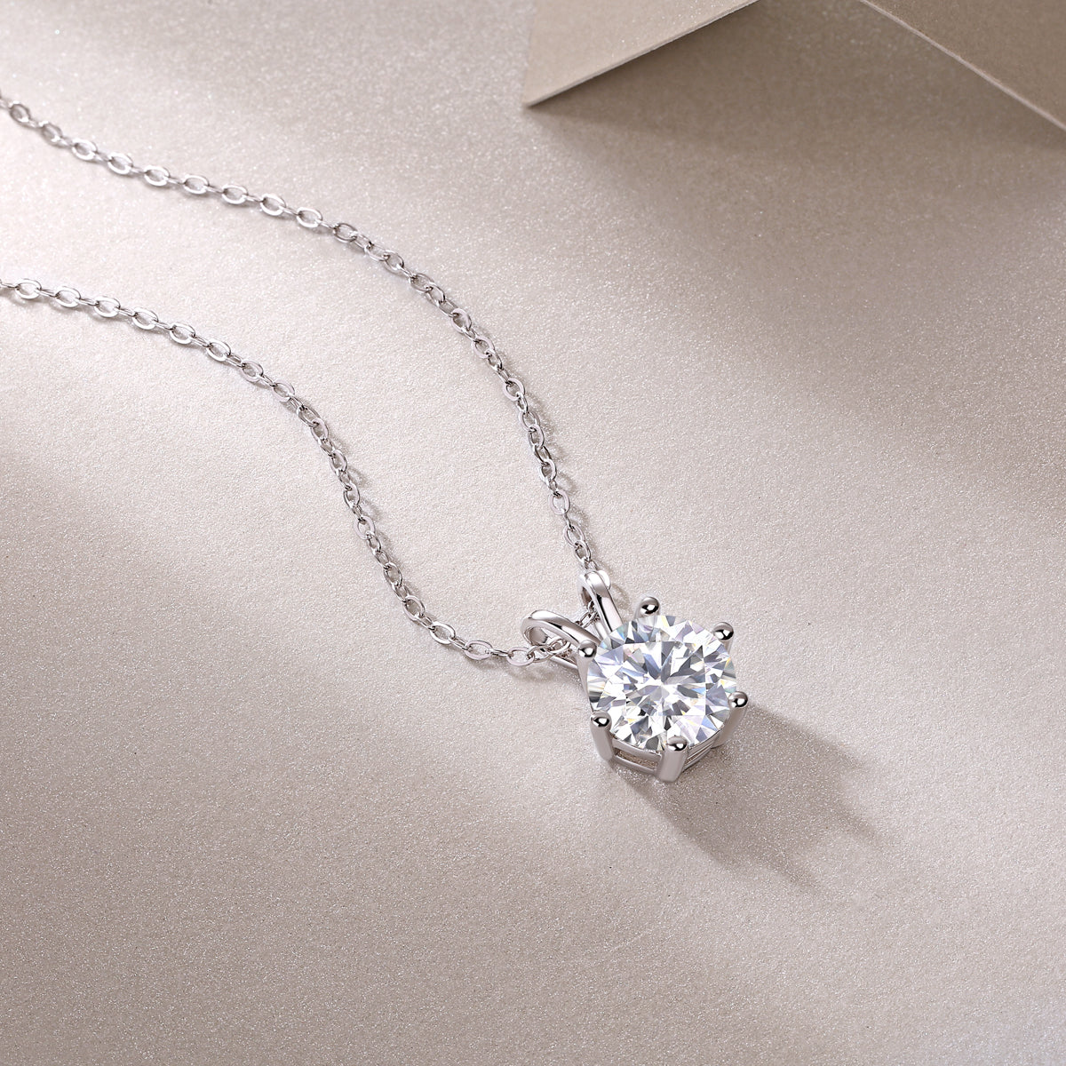 Romantic Mark - Luxurious Diamond Jewelry Pendant Set With 2-carat Moissanite