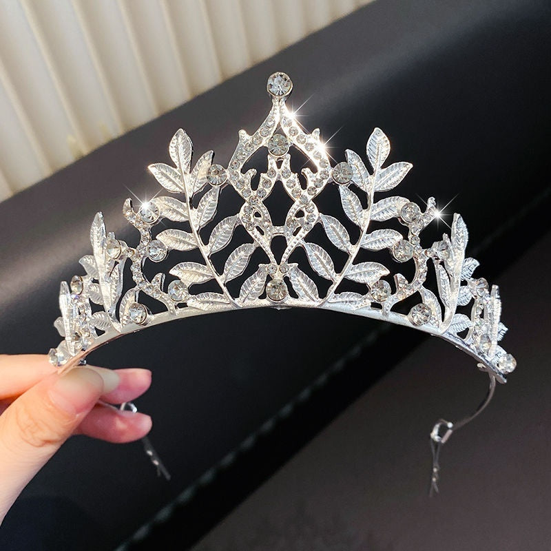 Girls' Princess Crown Hair Clip | 30 Designs | Diamond Rhinestone Pearl | Ages 3+ | Hair Jewelry
