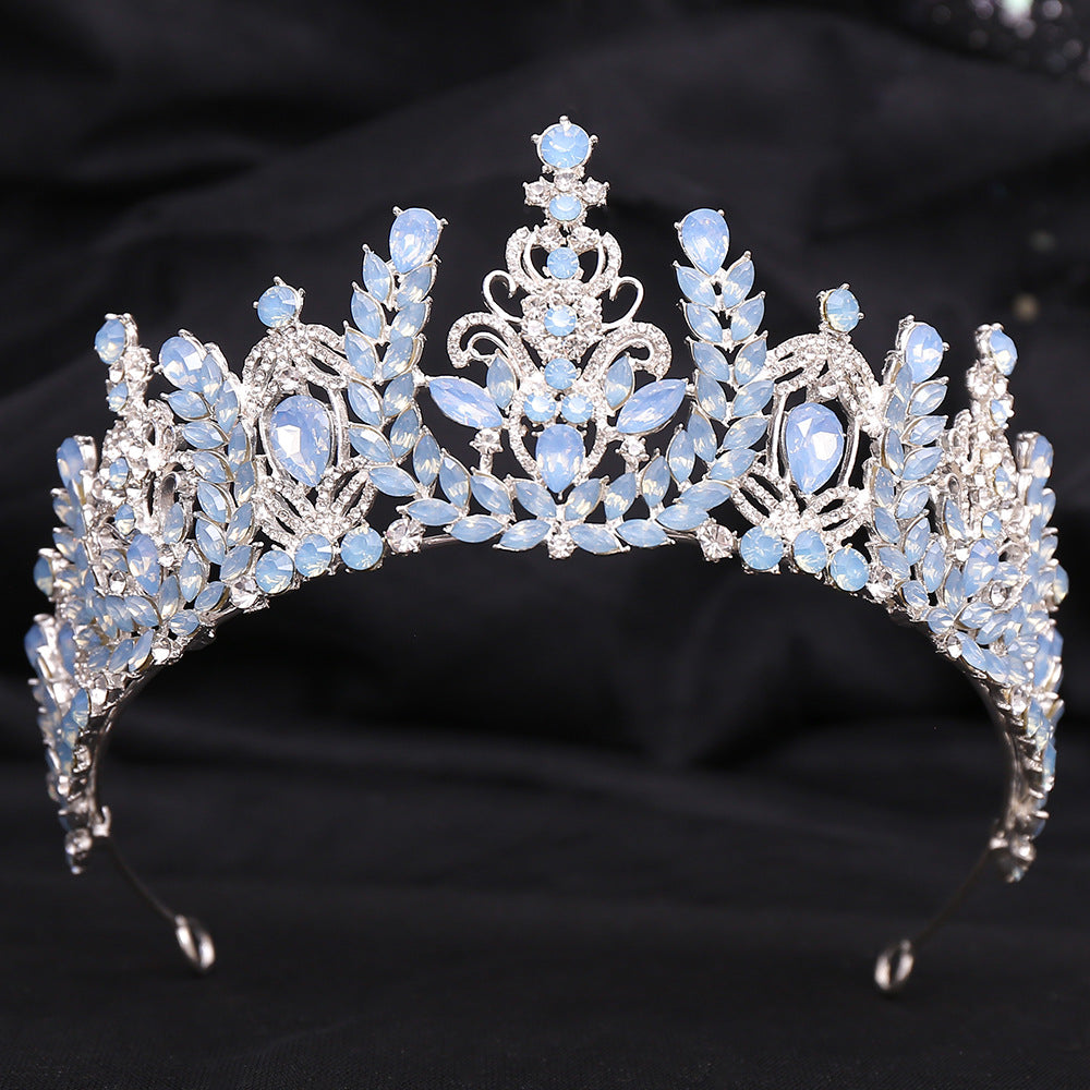 Crystal & Protein Stone Bridal Crown | Silver & KC Gold | Multiple Styles | Wedding Headdress