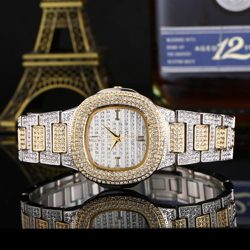 Fashion Diamond Watch | 37mm | 5 Colors | Gold, Rose Gold, Platinum