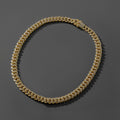 Full Diamond Cuban Link Chain | Necklace & Bracelet | Gold & Silver | Hip Hop