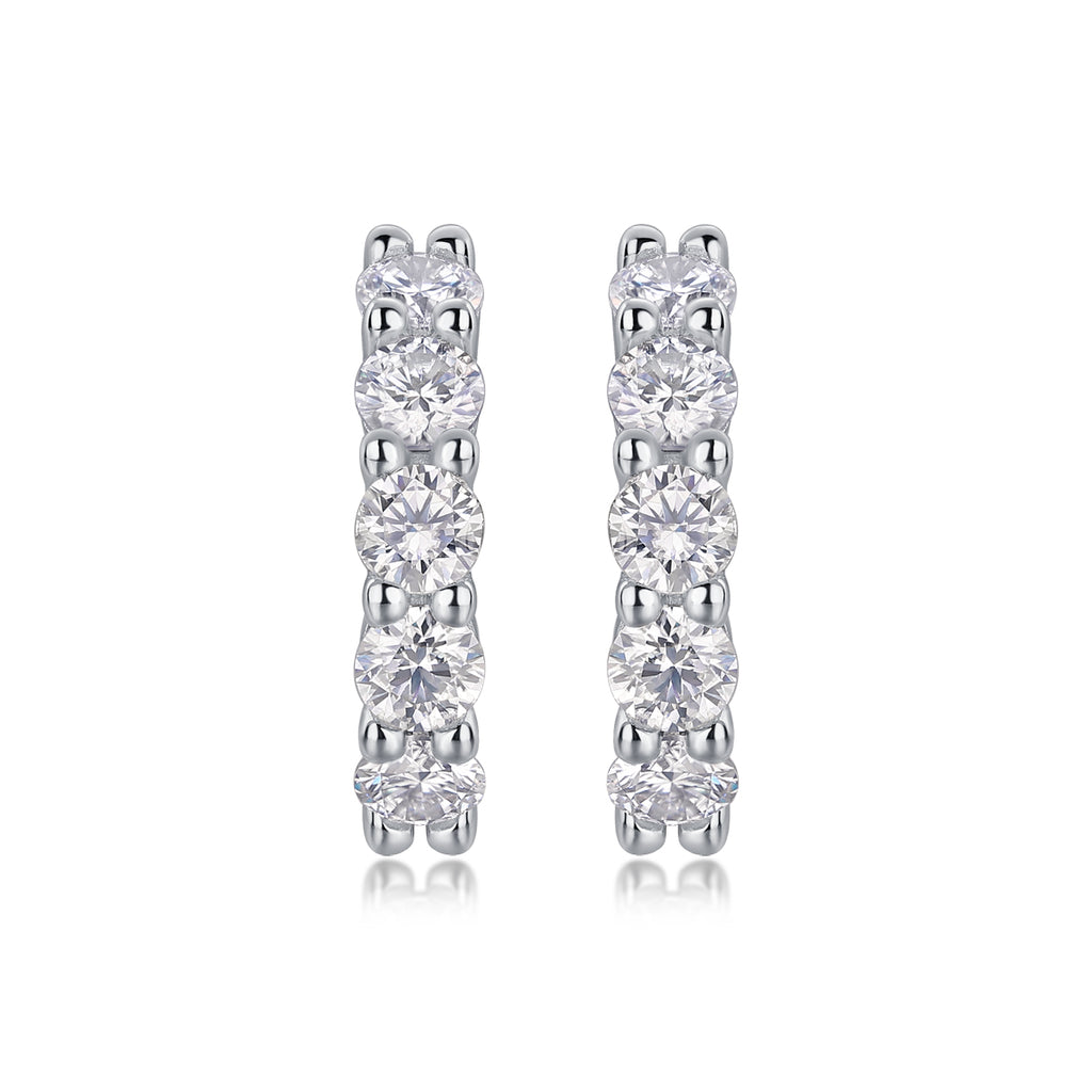 Dawn Moissanite Earrings | S925 Sterling Silver | 0.1 Carat | Fine Jewelry