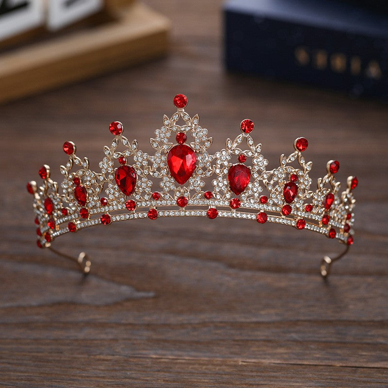 Wedding Crown Headdress | 18 Colors | Gold & Silver | Korean Style | Bridal & Occasion