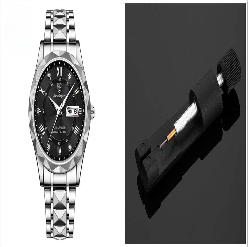 Men's Double Calendar Luminous Business Watch | Ultra-Slim 7mm | 9 Styles