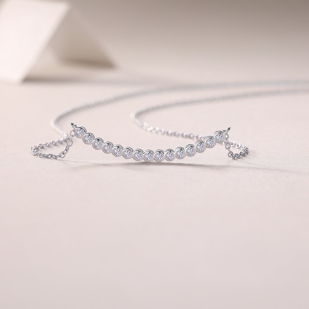 Floating World -Luxurious Diamond Jewelry Pendant Set