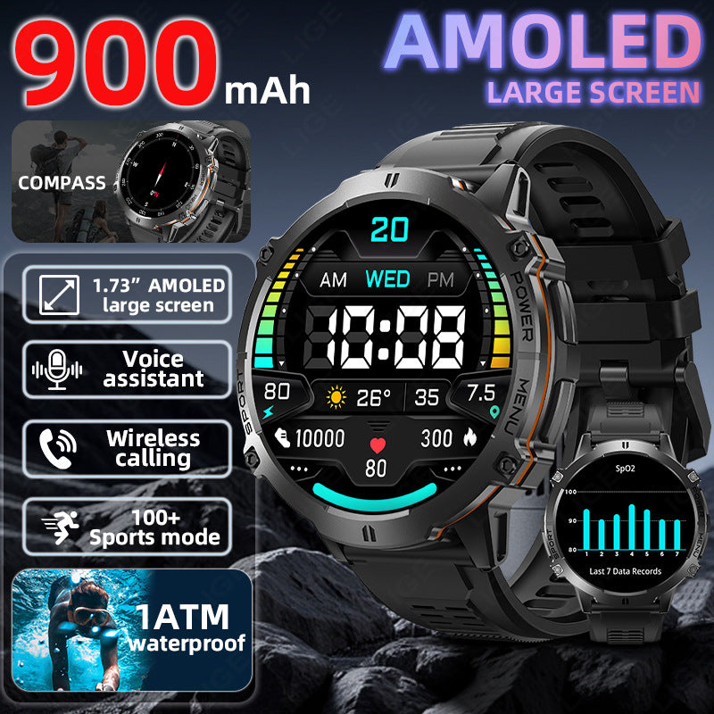 X3 Men's Smartwatch | Bluetooth Calling | Heart Rate & Health Monitoring | Waterproof | 3 Styles